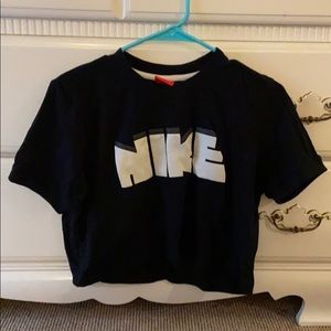 Nike Old School Short Sleeve Athleisure Crop Top